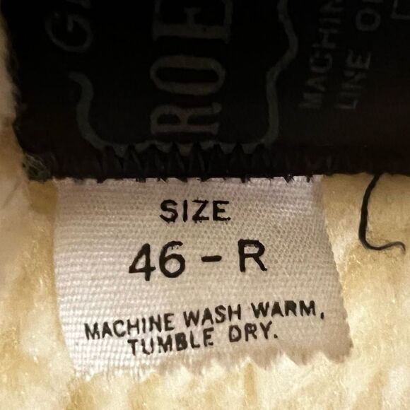 Vintage 70’s Sears Roebuck And Co Denim Chore Jacket Coat Sherpa Lined - Picture 5 of 11